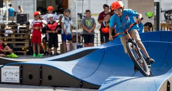 Gmundner Rathausplatz wird zum Pumptrack