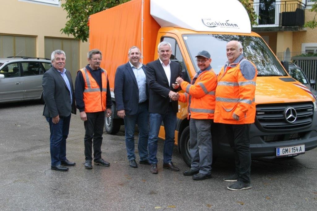 Neues Fahrzeug für Laakirchner Bauhof