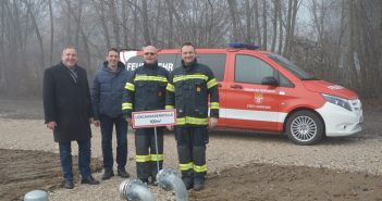 Neuer Löschwasserbehälter versorgt ländliches Gebiet in Laakirchen