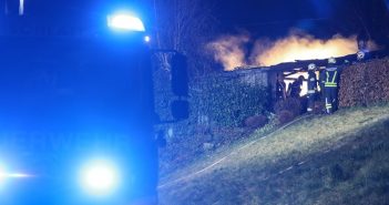 Brand einer Garten- und Werkstättenhütte in Schlatt