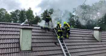 Dachstuhlbrand in Scharnstein