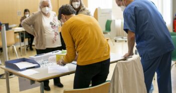Impfung der über 80-Jährigen im Salzkammergut Klinikum Vöcklabruck