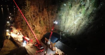 Gmundner Bergrettungszentrale durch Felsbrocken gefährdet