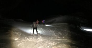 Nächtliche Rettungsaktion von 4 Tourengehern am Dachstein