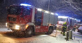 Wohnhausbrand in Scharnstein