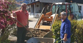 ÖAAB/ÖVP Sandkistenfüllaktion in Scharnstein