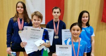 Vier Schüler-Staatsmeistertitel für Ohlsdorfs Badminton-Nachwuchs