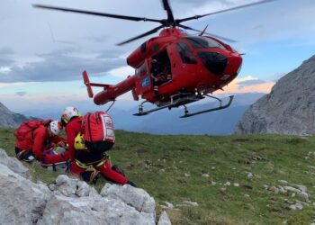 Alpinunfall in Grünau: Felsblock brach aus