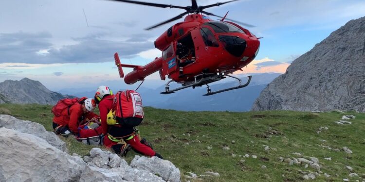 Alpinunfall in Grünau: Felsblock brach aus