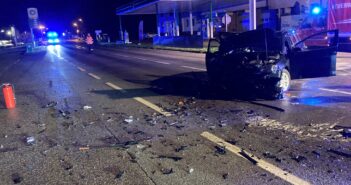 Verkehrsunfall auf der B145