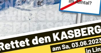 30.000 Unterschriften für den Erhalt des Skigebietes Kasberg in Grünau