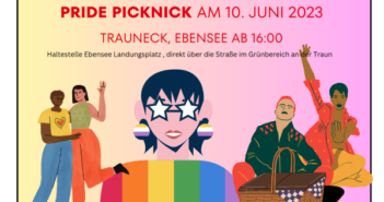 Ein Regenbogen-Picknick in Ebensee