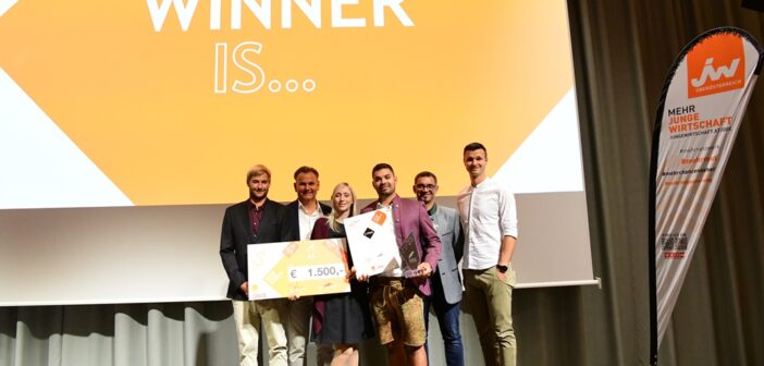 Jungunternehmerpreis für Dominik Maier aus Vorchdorf in der Kategorie „Raketenstarter“