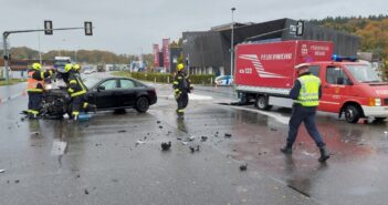 Verkehrsunfall auf der Himmelreichkreuzung