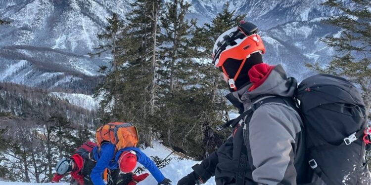 Rettung aus extrem steilem Gelände unterhalb der Eibenbergschneid