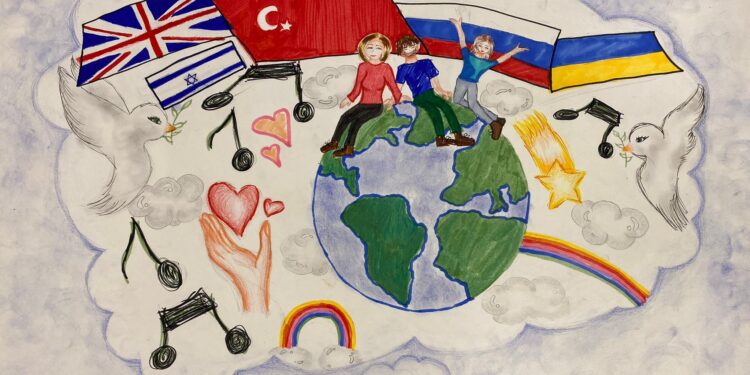 Schüler träumen vom Frieden