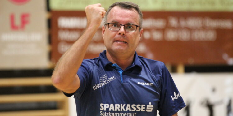 Tischtennis 2. Herren Bundesliga-Ebensee mit zwei Kantersiegen weiter Tabellenführer
