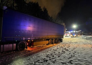 LKW-Fahrer verwechselt Einfahrt