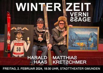 Vernissage WINTERZEIT am 2.2.2024 im Stadttheater Gmunden
