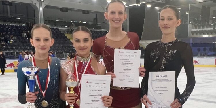 Medaillenregen bei Landesmeisterschaften im Eiskunstlaufen
