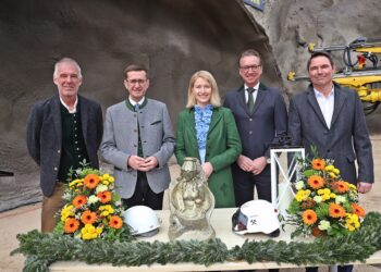 Tunnelanschlag für Pumpspeicherkraftwerk der Energie AG in Ebensee erfolgt