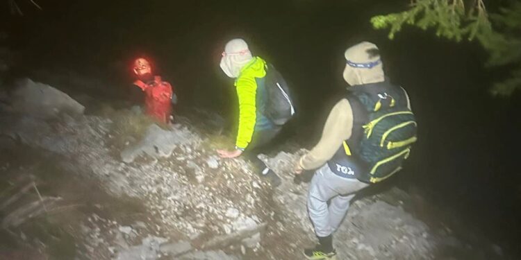 Am Traunstein in die Dunkelheit geraten