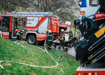Gemeinschaftsübung der Goiserer Feuerwehren