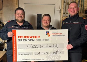 Feuerwehr Frankenmarkt unterstützt Familie nach Schicksalsschlag