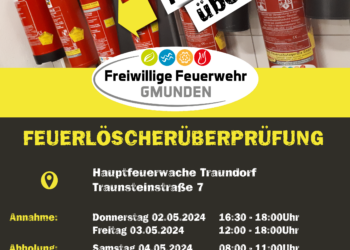 FF Gmunden – Feuerlöscher überprüft?