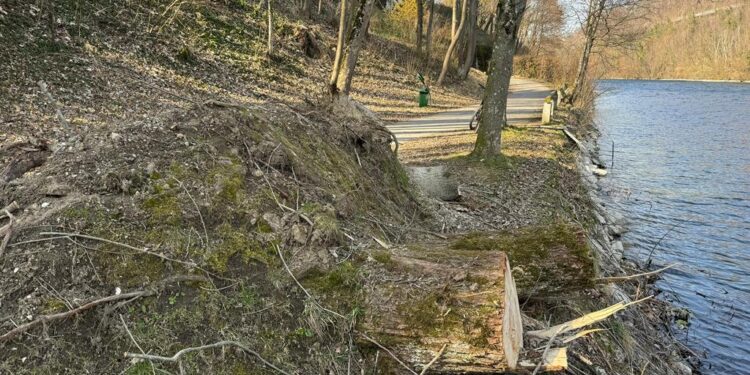 Traunuferweg wird fünf Tage lang gesperrt