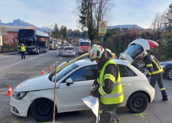 Kollision im Abendverkehr