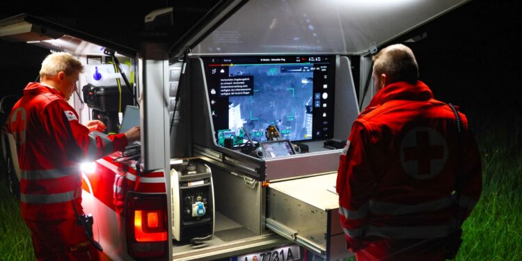 Nächtliche Suchaktion nach abgängiger Person in Gmunden