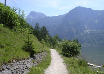 Rad- und Wanderweg am Hallstättersee nach Sturmschaden wieder geöffnet