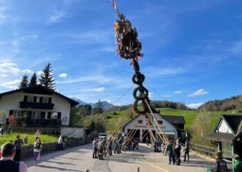 Pernecker Maibaumaufstellen 2024