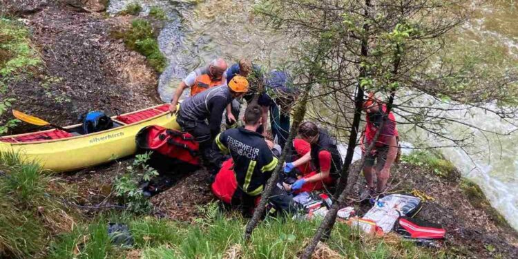 Tscheche (54) bei Kajakunfall im Gimbach bei Steinbach am Attersee tödlich verunglückt