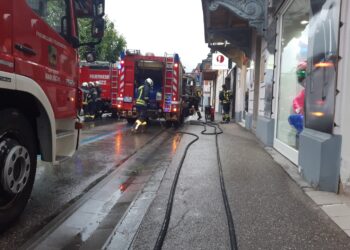 Verbranntes Essen sorgte für Feuerwehreinsatz in Bad Ischl
