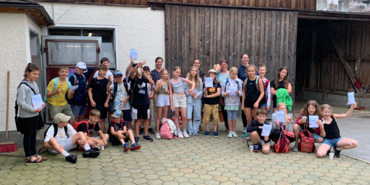 Milchlehrpfad am BIO-Bauernhof in Strobl