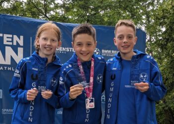 Sportunion Gmunden Triathlon Kids erfolgreich beim Aquathlon