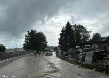 Schweres Unwetter über Frankenburg