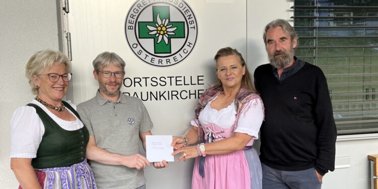 Spende an die Bergrettungsdienst Ortsstelle Traunkirchen