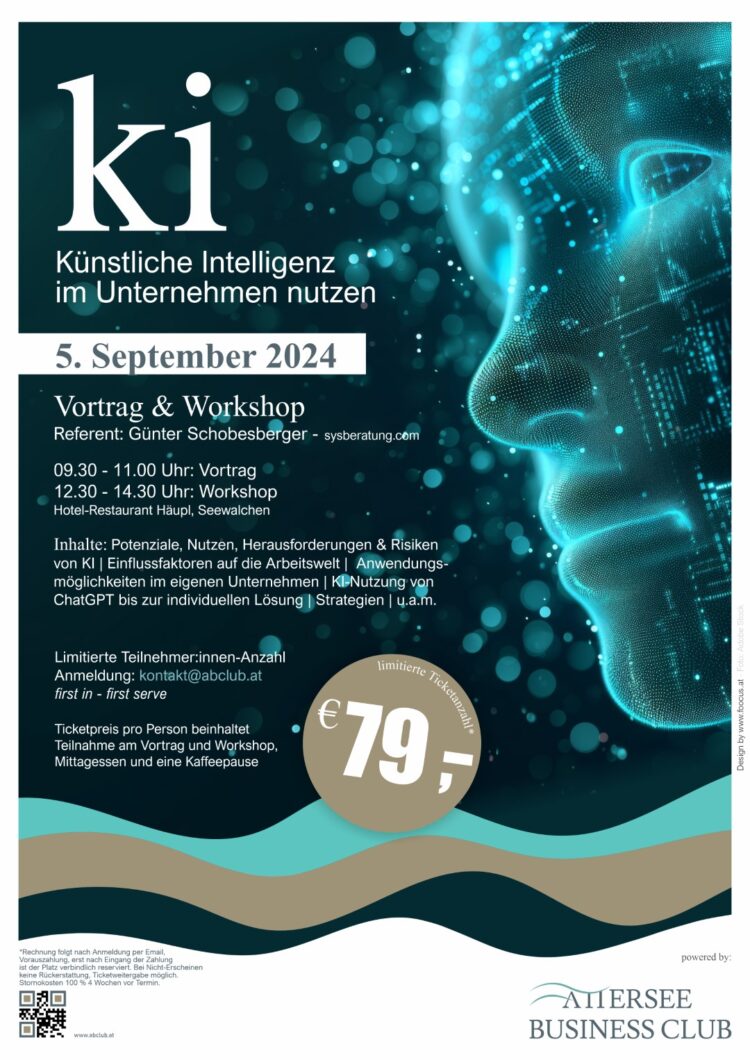 Vortrag und Workshop: Künstliche Intelligenz im Unternehmen nutzen