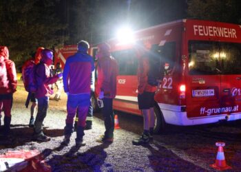 Suchaktion nach vermisster Bergwanderin in Grünau im Almtal