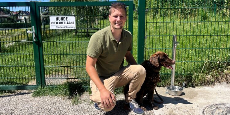 Frischwasser für Hundefreilaufzonen in Gmunden