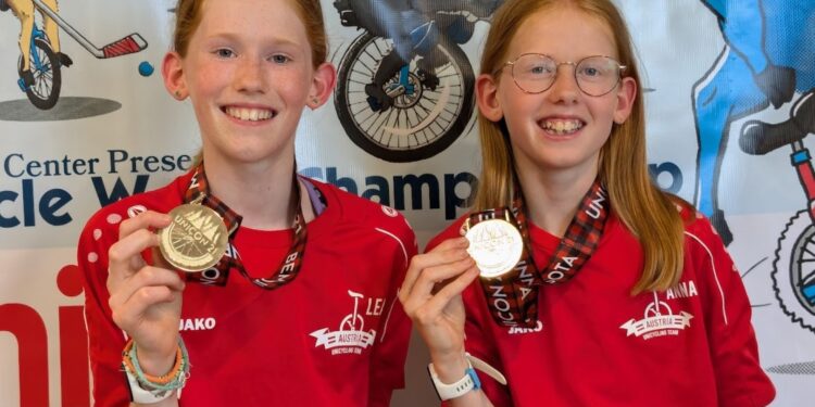 Einrad-Sport Austria Team feiert Erfolge bei den Einrad-Weltmeisterschaften in Minnesota, USA