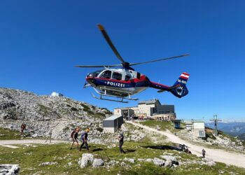 Suchaktion am Dachstein Krippenstein nach Bodo Hell