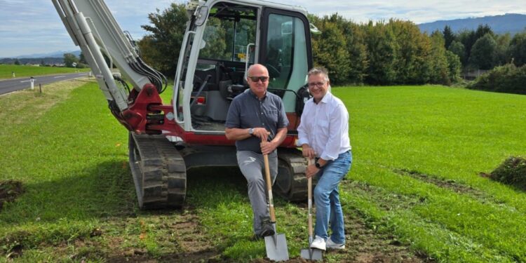 Spatenstich für Radweg Seewalchen-Steindorf bzw. Gampern