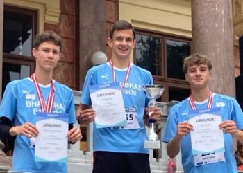 Sieg beim Crosscountry Lauf