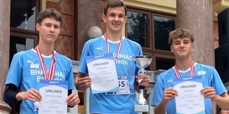 Sieg beim Crosscountry Lauf