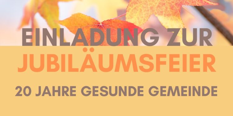 Pinsdorf lädt zu „20 Jahre gesunde Gemeinde“