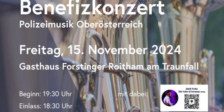 Polizeimusikkonzert mit Voice of Germany Teilnehmer Jakob Trcka